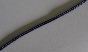 3 metres Navy Blue Narrow Military style Braid 3mm - vintage French rayon gimp - Picture 1 of 1