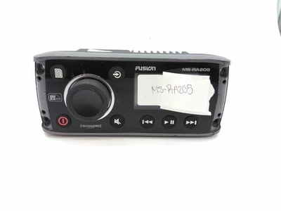 Fusion MS-RA205 Radio panel  White Backing Plate Cover Larger Holes - Untested - Image 1 of 4