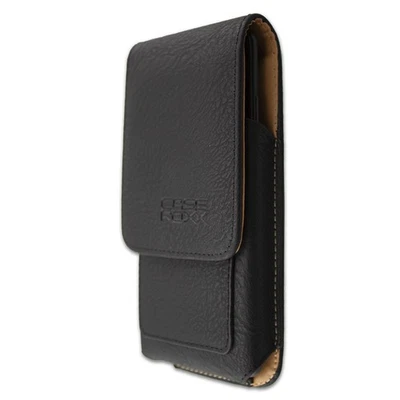 caseroxx Borsa all'aperto per Sharp Aquos D10 in nero fatto di vera pelle - Immagine 1 di 4