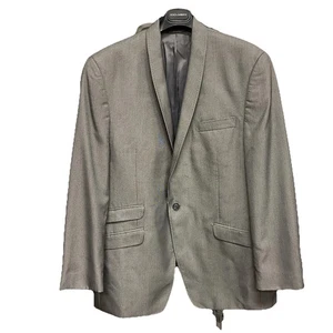 Sean John Macys Men’s Store Silver One Buttons Blazer Size 42R - Picture 1 of 9