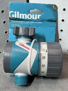 Gilmour Mechanical Water Timer Hose Faucet Sprinkler Lawn Garden 1 - 120 min H1 - Picture 1 of 2