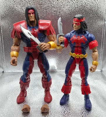 LOTE LEYENDAS DE MARVEL - WARPATH & THUNDERBIRD (HERMANOS) - STORM PAQUETE DE 2/TIPO FUERTE Foto 1 de 4