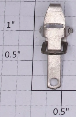 Acoplador tipo gancho automático giro níquel calibre O Ives 141-1 sin resorte Foto 1 de 2