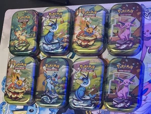 EMPTY Pokemon Prismatic Evolutions Mini Tins With COIN + INSERT - Picture 1 of 1