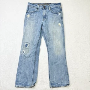 American Eagle Jeans Herren 32x30 Blau Faded Distressed Bootcut Vintage Y2K 90s - Bild 1 von 16
