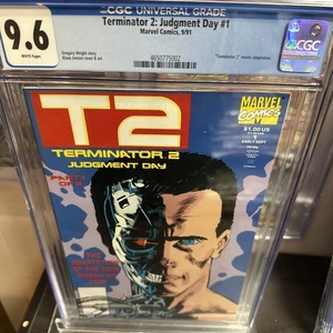 Terminator 2: Judgment Day #1 CGC 9,6 MCU 1991 PÁGINAS BLANCAS cubierta de Klaus Janson - Imagen 1 de 3