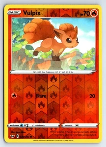 Vulpix -SWSH01: Set Base Spada e Scudo - Reverse Holo - Foto 1 di 2