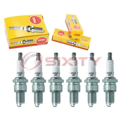 6 bujías estándar NGK para Jeep J-3600 1968-1970 3,8 L L L6 - motor gd Foto 1 de 4