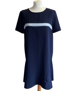 Baum Und Pferdgarten Size 42 Heidel Dress Navy Blue/White RRP £139 - #03 - Picture 1 of 12