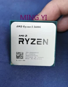 AMD Ryzen 5 5600g r5-5600g CPU processor 3.9-4.4ghz 6c 16mb desktop interface - Picture 1 of 2