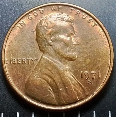 (Nov25) 1971 S Error Doubling On The Obverse Date Mint Mark & Liberty - Image 1 of 4