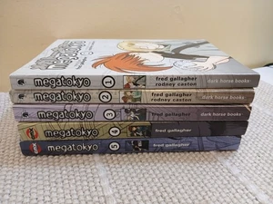 Megatokyo Vol 1–5 Manga TPB Lote Fred Gallagher INGLÉS -L - Imagen 1 de 21