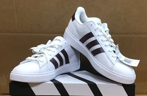 Adidas Grand Court 2.0 Cloud White Purple Womens Shoes Athletic Sneaker S4 - Picture 1 of 8