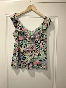 Crown & Ivy mehrfarbiges ärmelloses Damen-Tunika-Top mit Psisley Small - Bild 1 von 4