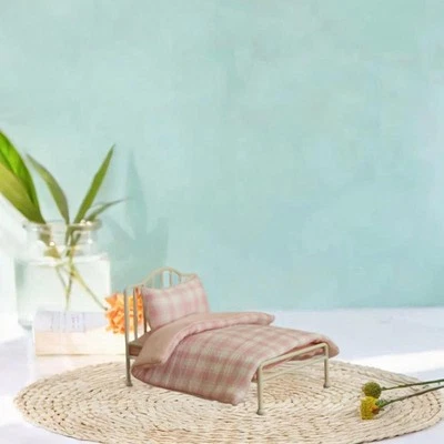Letto In Metallo In Miniatura Per Casa Delle Bambole, Scala 1:12, Per - Immagine 1 di 4