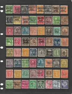 HI Precancels: Various Honolulu Types; Nice Little General Group; 64 Different - Picture 1 of 1
