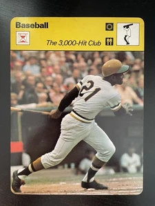 1977-79 Sportscasters - Roberto Clemente baseball HOF - 3000 Hit Club - Picture 1 of 2