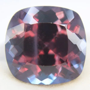 Piedras preciosas sueltas cambio de color alejandrita natural corte cojín certificado 13,90 quilates - Imagen 1 de 4