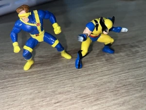 Figura de acción vintage de Wolverine y Cíclope años 90 PVC Aplausos Marvel Xmen - Imagen 1 de 11