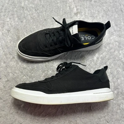 Cole Haan GrandPro Zapatos de Rally Negro Lona Zapatillas Cómodas Para Hombres EE. UU. Talla 10 M Foto 1 de 4