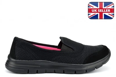 Scarpe comode da donna super leggere scarpe da lavoro tempo libero casual trainer - Immagine 1 di 4