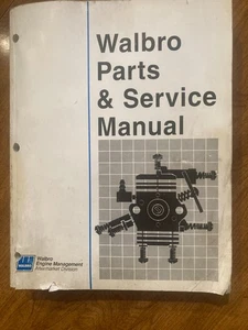 Shop Used Walbro Carburetor Parts & Service Manual 2005 (100's of pages) - Picture 1 of 5