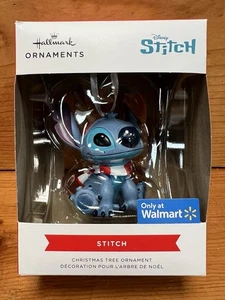 Hallmark 2024 Disney Stitch with Antlers Red Box Christmas Ornament  - Picture 1 of 3