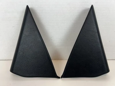 96-02 OEM Mercedes Benz Clase S Espejo Interior Cubierta Negro Juego de molduras izquierda derecha Foto 1 de 4