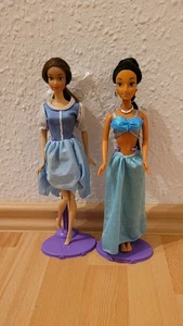 Disney Barbie Set - Jasmin Aus "Aladdin" & Belle Aus "Die Schöne Und Das Biest" - Bild 1 von 4