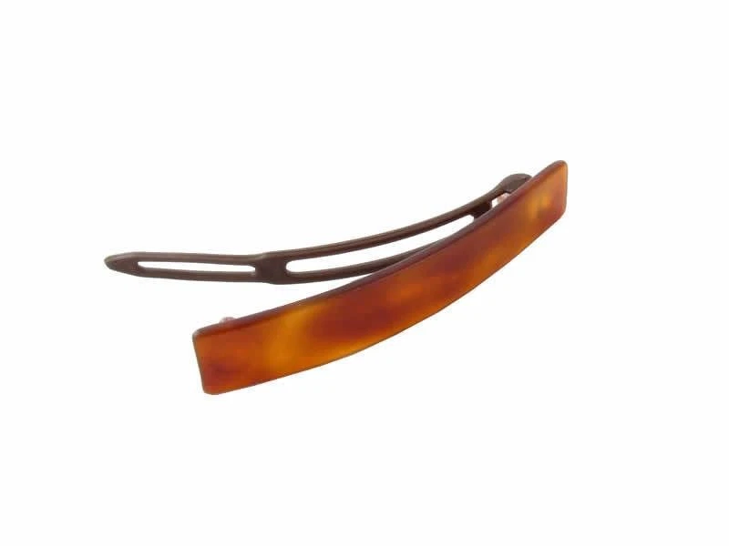 Speert Handmade Swiss European Hair Barrette New Style 402 Havana Tortoise Brown - Image 1 of 1