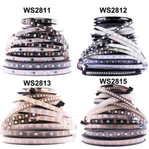 WS2812B 30/60/144led/m WS2811 WS2813 WS2815 Smart RGB Led Light Strip DC5V DC12V - Picture 1 of 14