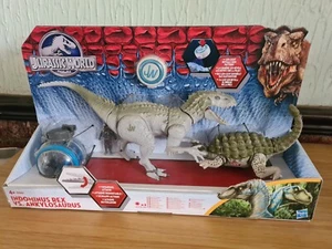 Very rare Hasbro Jurassic World Indominus Rex vs Ankylosaurus 2015 mint in box - Picture 1 of 2