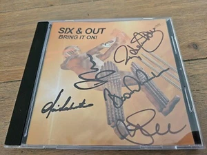 CD Single SIX & OUT - BRING IT ON (Rare AUSTRALIAN 80's SIGNED DOC NEESON) - Picture 1 of 3