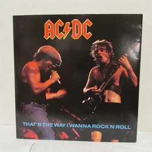 AC/DC That's The Way I Wanna Rock N Roll / Kissin 1988 7" VINYL UK Import - Picture 1 of 2