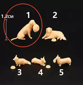 1/64 corgi Labrador Cooking Dog Miniature Scene Prop Car 3D Model - Picture 1 of 3