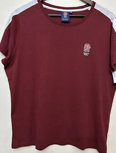 England Rugby T-Shirt | BNWT | Womens Size Uk 18 Cotton - Picture 1 of 10