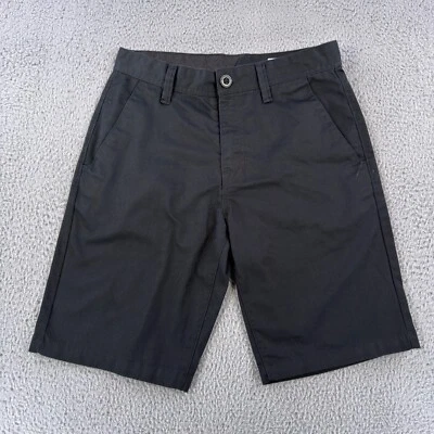 Volcom Shorts Mens 28 Black Chino Skate Walk Flat Front True To This Casual - Image 1 of 4