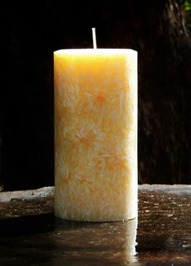 200 hr YELLOW PEPPERMINT & EUCALYPTUS BLUE GUM Oils FLU COLD SINUS RELIEF CANDLE - Picture 1 of 12