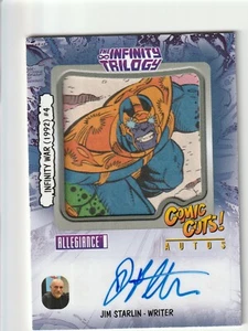 2024 UD Marvel Infinity Trilogy Comic Cuts Autos CCA-JS10 Jim Starlin 13/25 - Bild 1 von 2