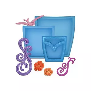 Spellbinders Shapeabilities Dies Pockets and Swirls - Picture 1 of 1