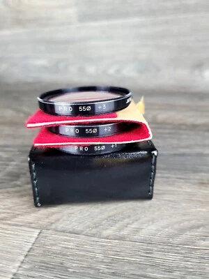 Used PRO 55 Ø NO + 1,2,3 Close-Up Lens Filter good condition Made in Japan  - Image 1 of 4