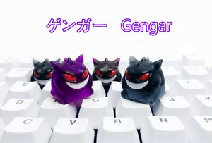 3D Gengar Resin Keycaps Cute Pokemon Keycap Anime for MX Mechanical Keyboards - Bild 1 von 11