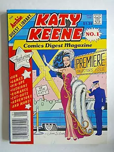 Archie Digest Library, Katy Keene #1 Comics Digest Magazine US Newsstand Edition - Picture 1 of 4
