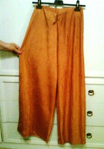 Pantalone palazzo marca Zara, colore terracotta, cognac. Taglia M. - Foto 1 di 2