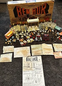 RARE 1959 MARX BEN HUR PLAYSET SERIES 2000 #4702 W/ Box, Instructions EX - Picture 1 of 22