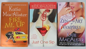 Katie MacAlister Lot of 3 PB - Fire Me Up Just One Sip Zen & the Art of Vampires - Imagen 1 de 11