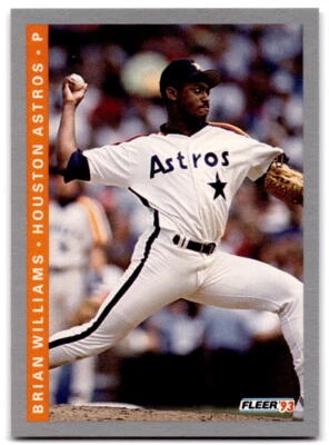 Brian Williams 1993 Fleer #56 Houston Astros - Image 1 of 2