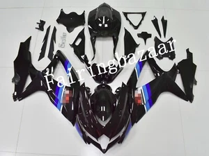 Fit for 2008-2010 GSXR600 GSXR750 Black Blue White ABS Injection Fairing Kit - Picture 1 of 7