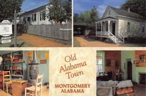 Postcard AL: Old Alabama Town, Multiview, Montgomery, Alabama, 4x6 Unposted - Bild 1 von 2