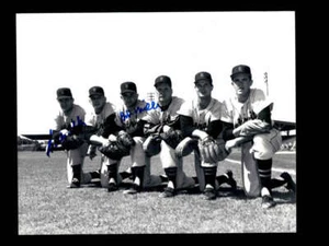 Billy Hoeft Bob Miller Signed 8x10 Detroit Tigers Original Photo Autograph - Picture 1 of 2